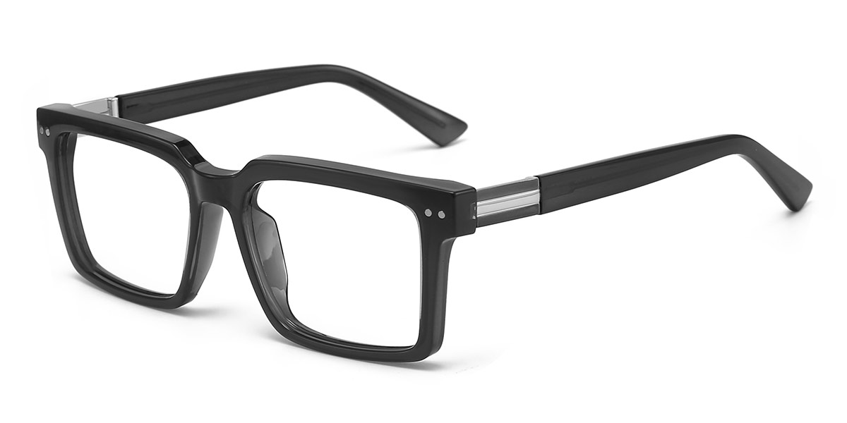 Black - Rectangle Glasses - Bryce