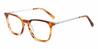 Tawny Stripe Zeke - Rectangle Glasses