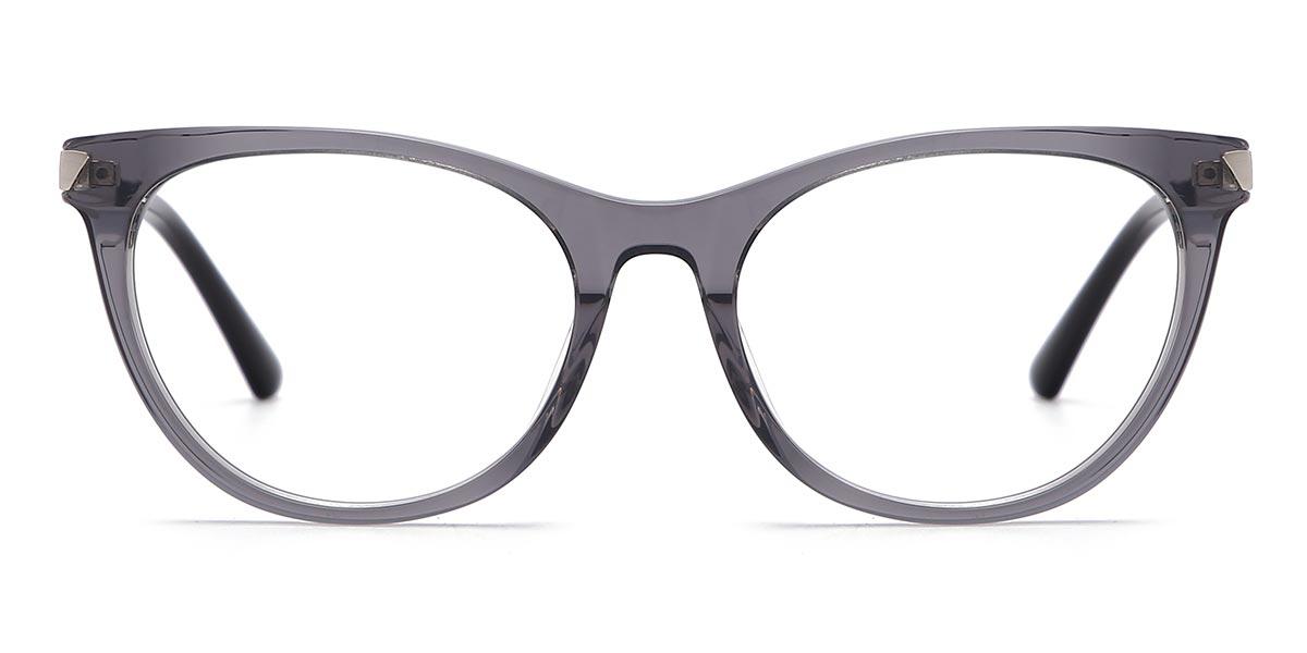 Grey Lina - Oval Glasses