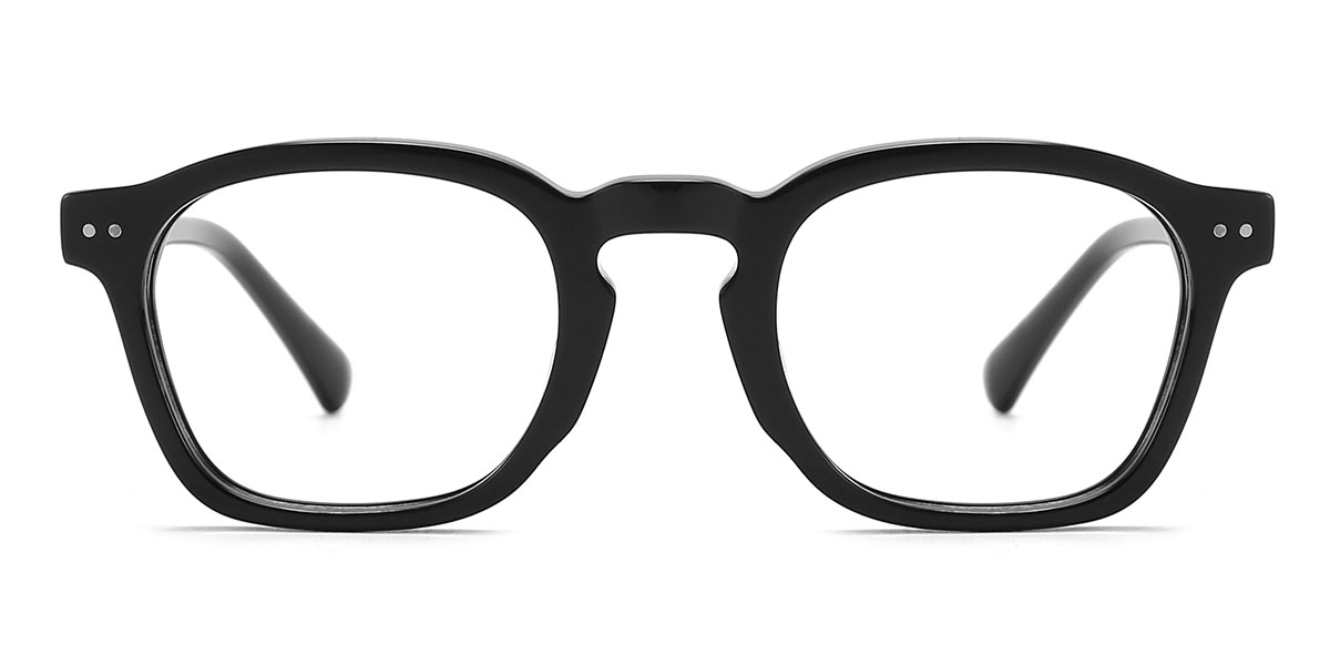 Black - Rectangle Glasses - Makayla