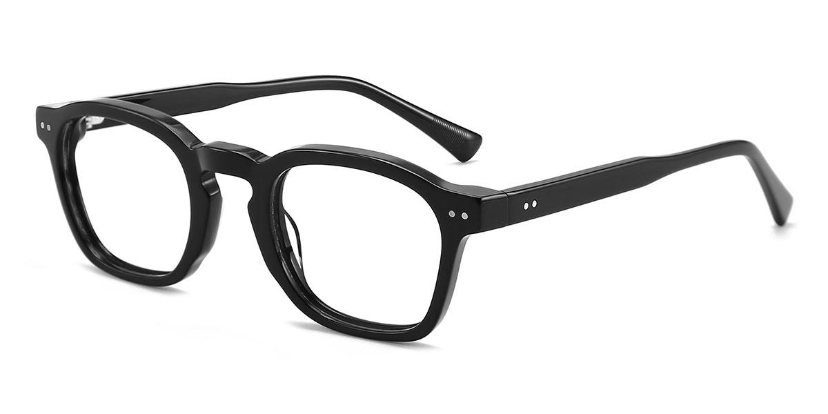 Black Makayla - Rectangle Glasses