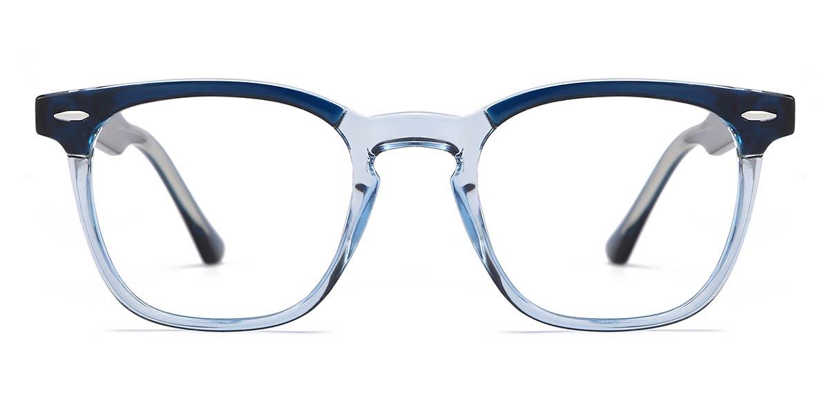 Denim Blue Light Blue Grady - Rectangle Glasses