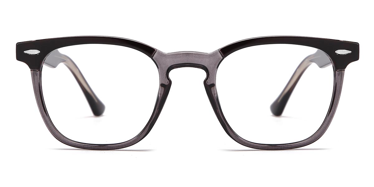 Black Grey - Rectangle Glasses - Grady