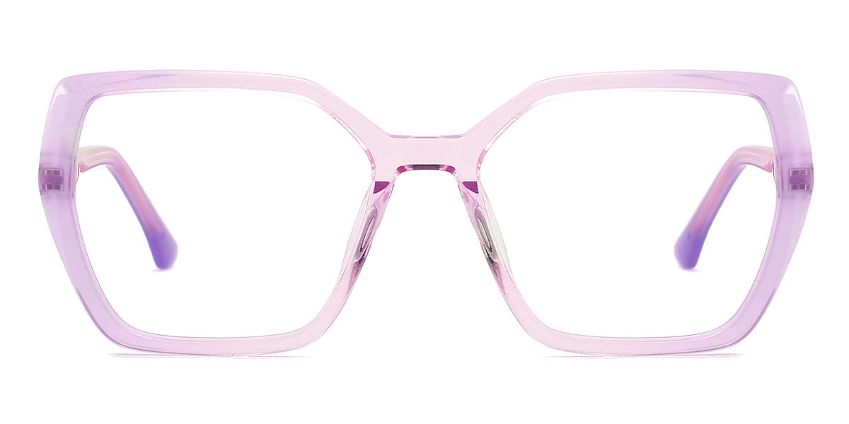Purple Pink Antik - Square Glasses
