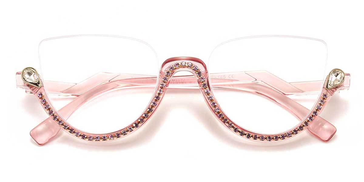 Pink - Cat eye Glasses - Behati