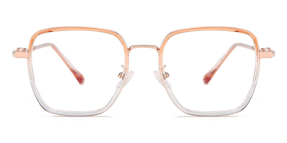 Gradient Orange Karsyn - Square Glasses
