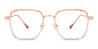 Gradient Orange Karsyn - Square Glasses