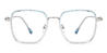Gradient Blue Karsyn - Square Glasses