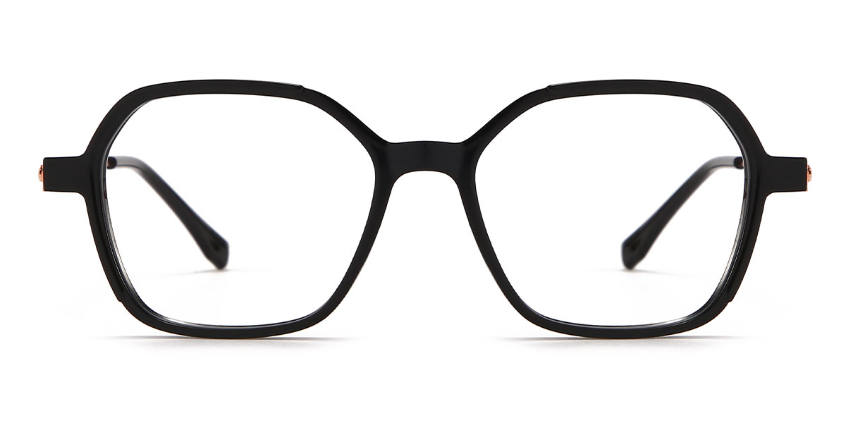 Black - Oval Glasses - Macie