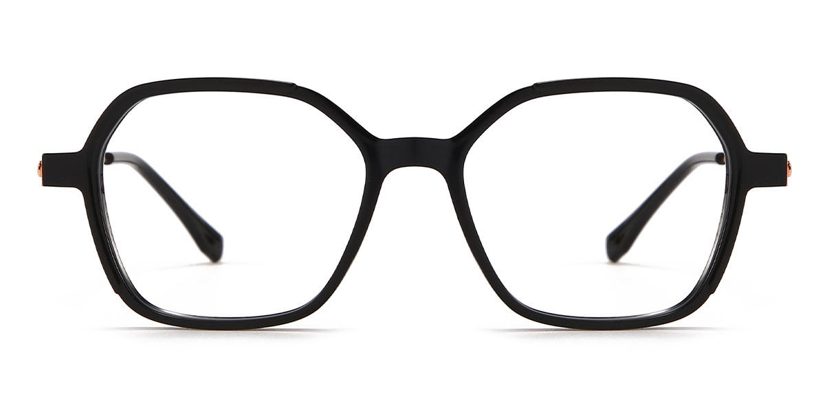 Black Macie - Oval Glasses