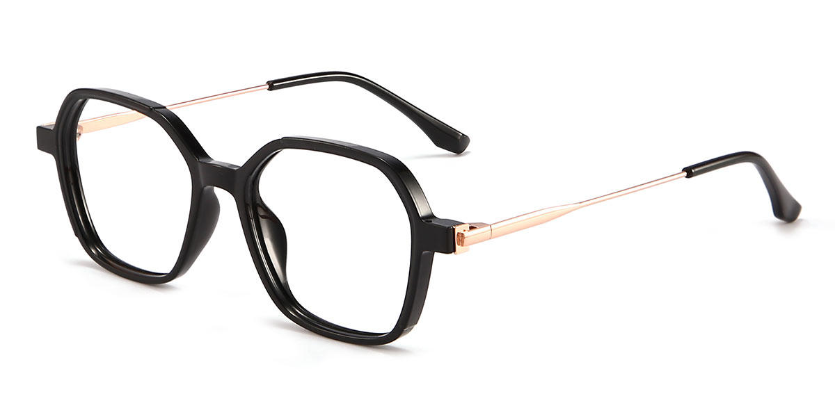 Black Macie - Oval Glasses