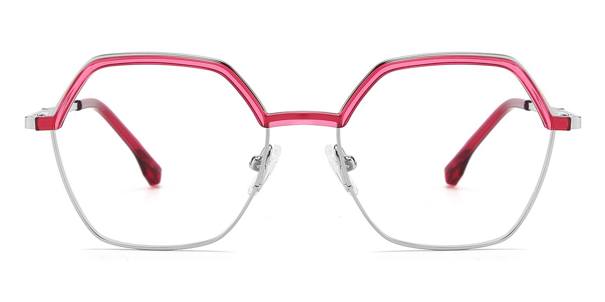 Pink - Oval Glasses - Kohen