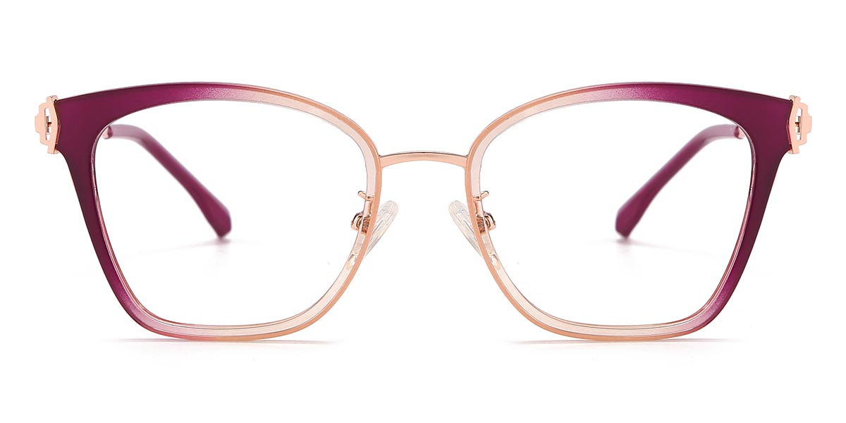 Purple - Cat eye Glasses - Fahad