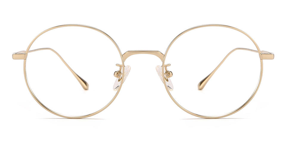Gold Holly - Round Glasses
