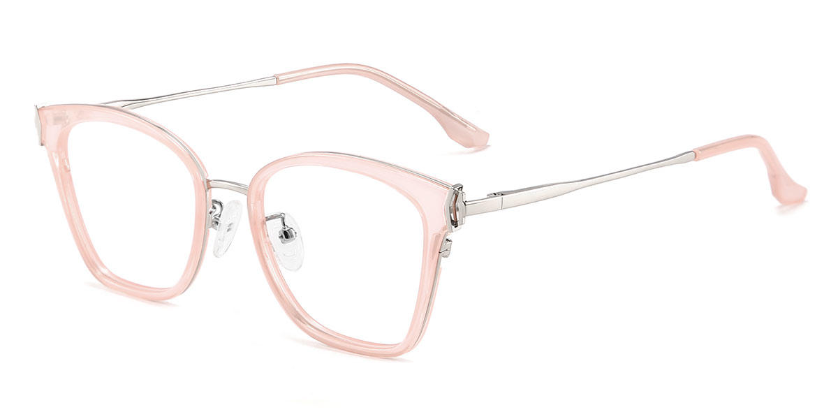 Light Pink Fahad - Cat Eye Glasses