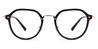 Black Stacy - Oval Glasses