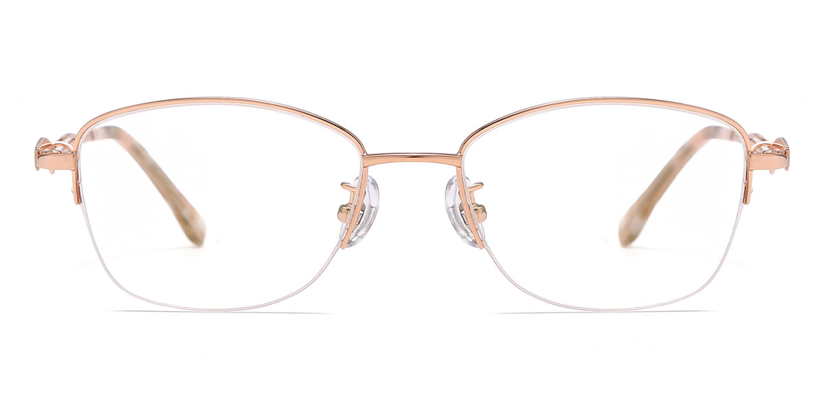 Gold - Rectangle Glasses - Cory