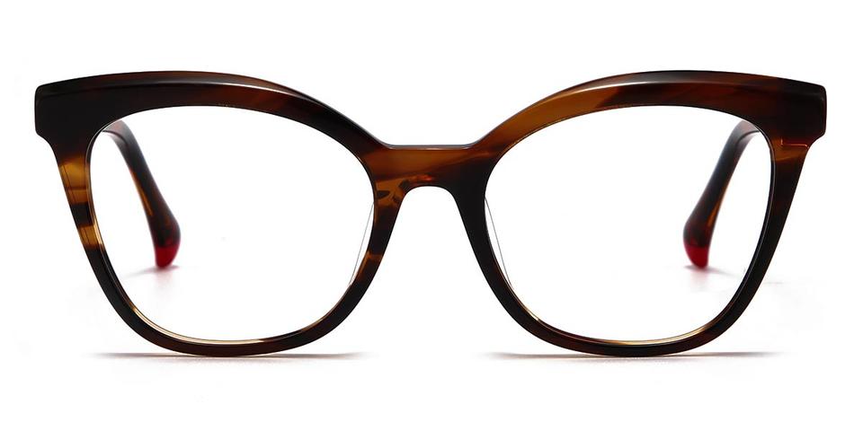 Woodgrain Carla - Cat Eye Glasses