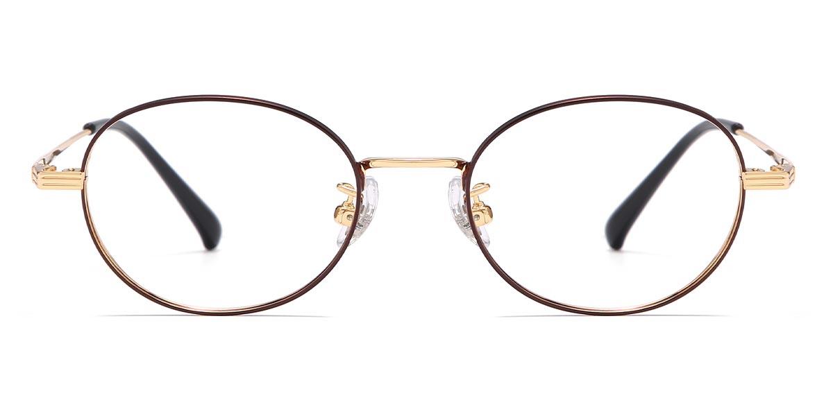 Black Gold Rori - Oval Glasses