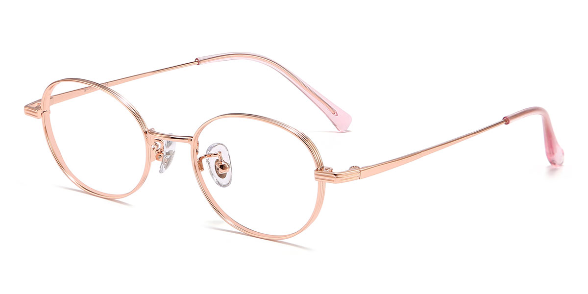 Gold - Oval Glasses - Rori