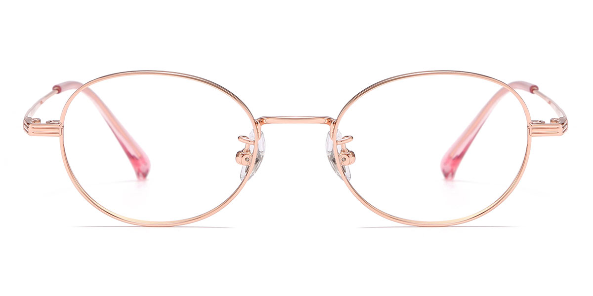 Gold - Oval Glasses - Rori