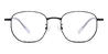 Black Yvette - Rectangle Glasses