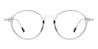 Clear Grey Tallulah - Round Glasses