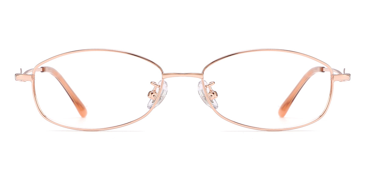 Gold - Rectangle Glasses - Boaz