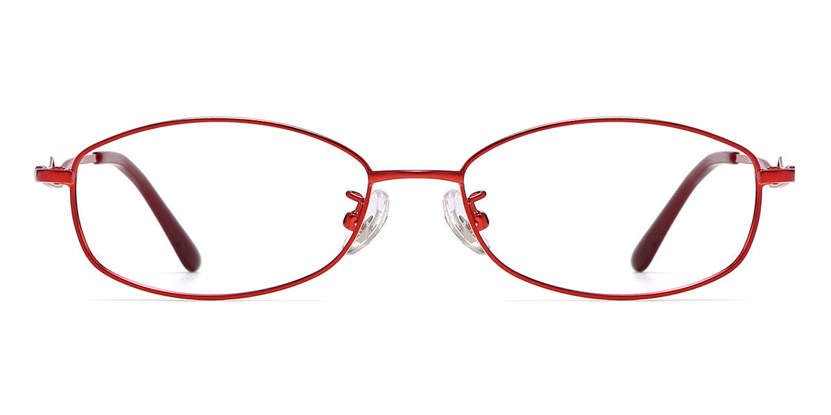 Red Boaz - Rectangle Glasses