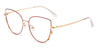 Wine Darrell - Cat Eye Glasses