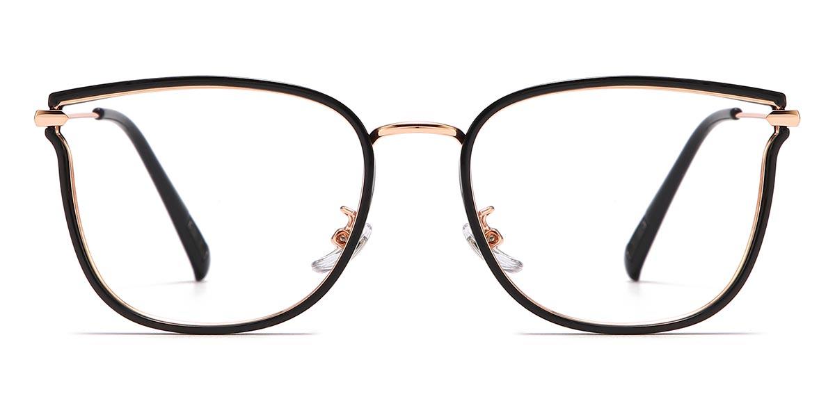Black - Square Glasses - Kolt