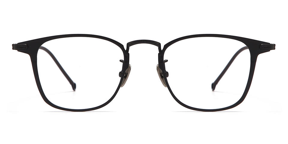 Black Orlando - Rectangle Glasses