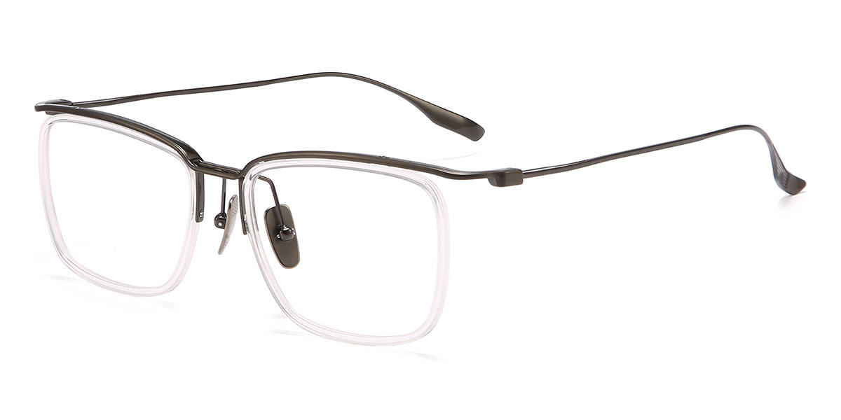 Gun Clear Iliana - Rectangle Glasses