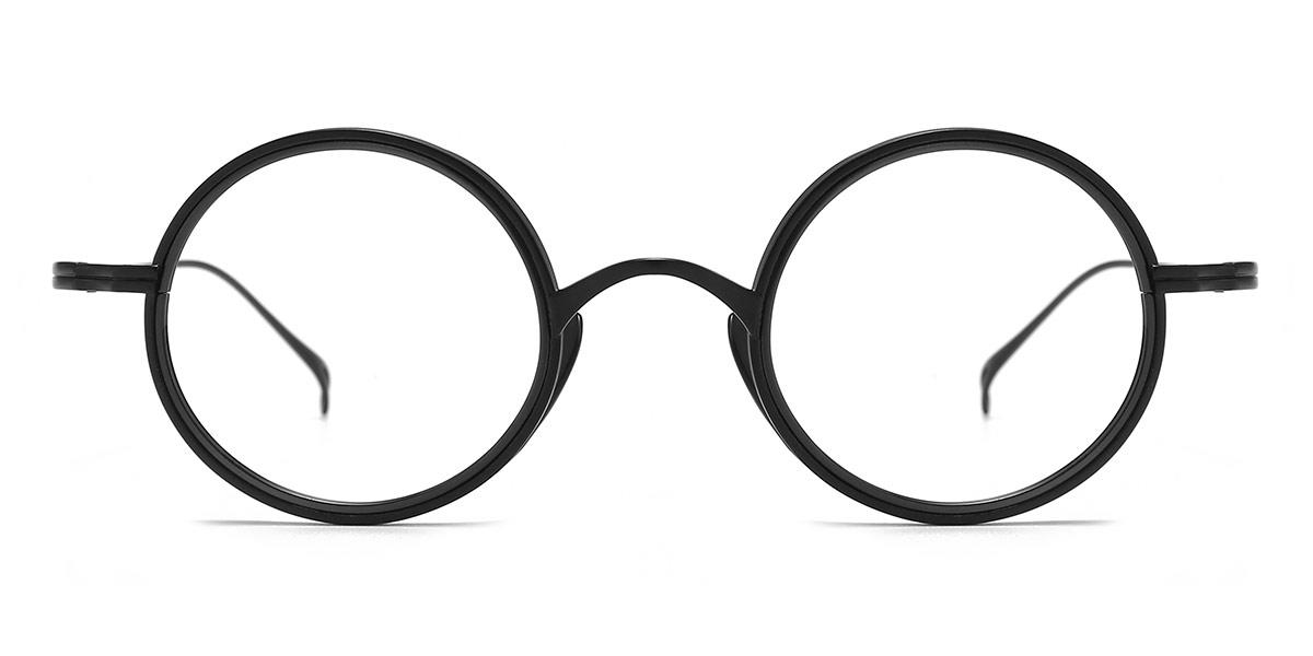 Black Brett - Round Glasses