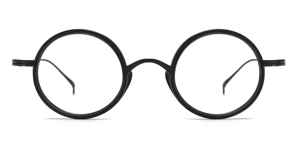Black Brett - Round Glasses