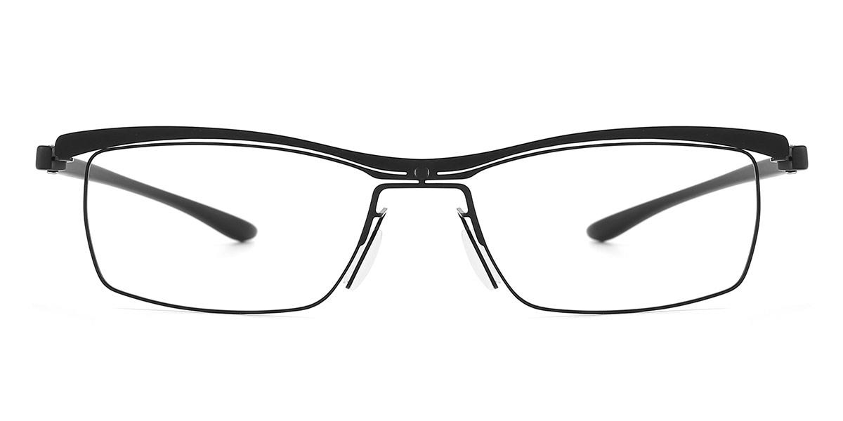 Black - Rectangle Glasses - Talal