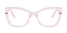 Light Pink Zander - Square Glasses