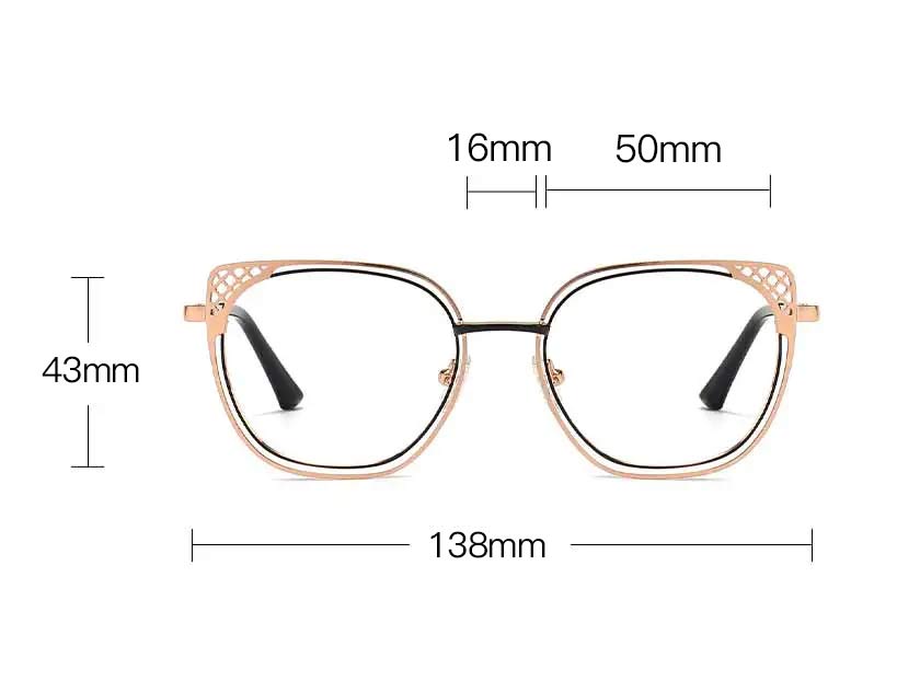 Layla - Rectangle Blue Glasses For Women | Lensmart Online