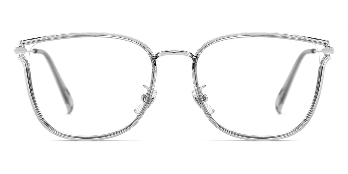 Grey - Square Glasses - Kolt