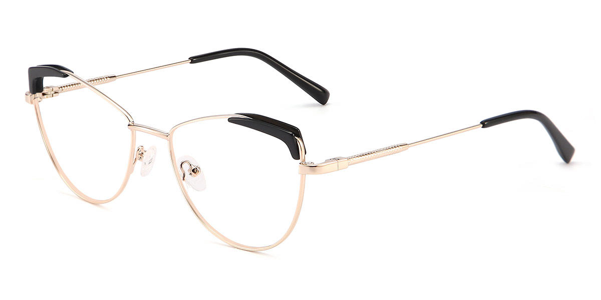 Black Gold Lucy - Cat Eye Glasses
