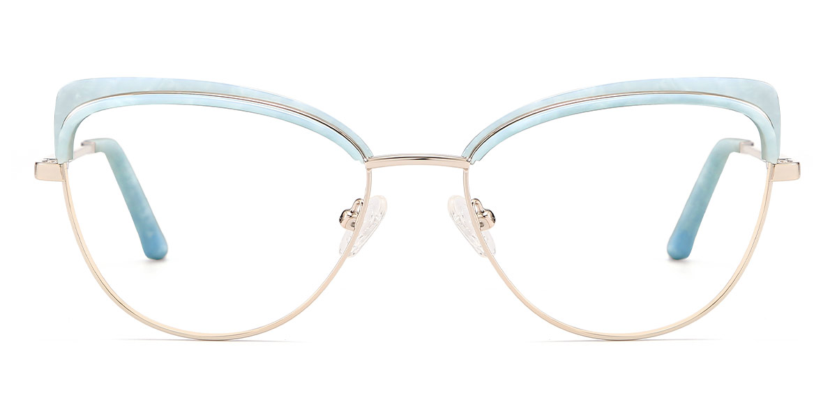 Blue - Cat eye Glasses - Anna