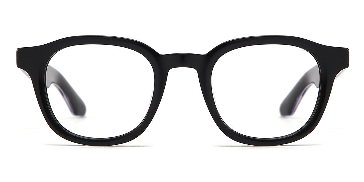 Black Emily - Rectangle Glasses