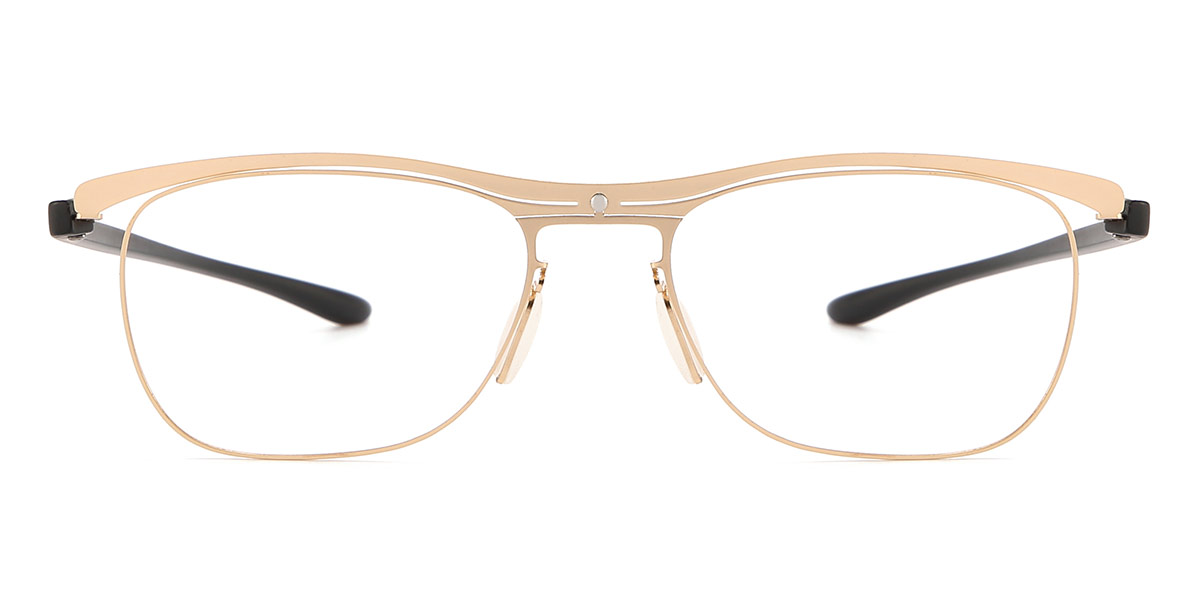 Gold Kayden - Rectangle Glasses