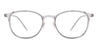 Light Grey Athena - Rectangle Glasses