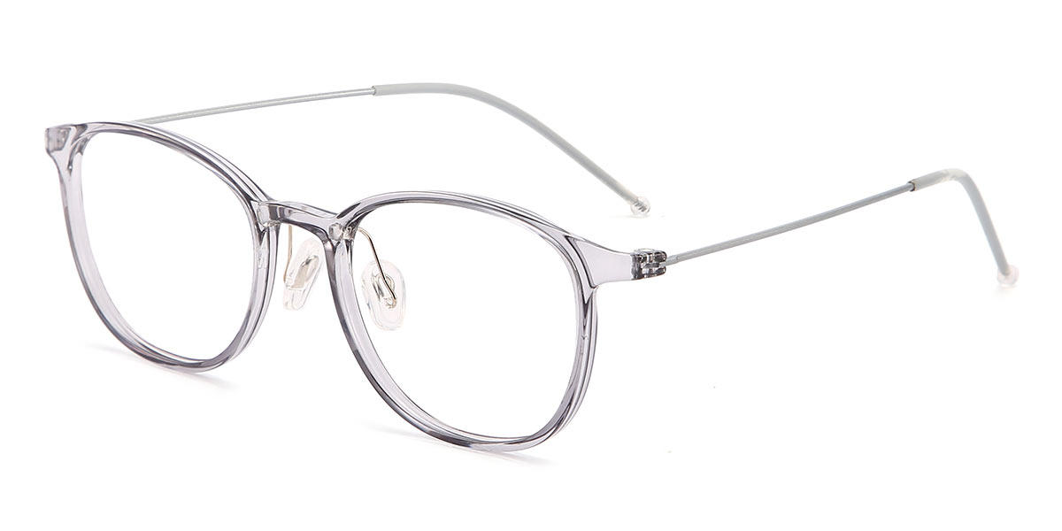 Light Grey Athena - Rectangle Glasses