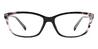Black Daisy - Rectangle Glasses