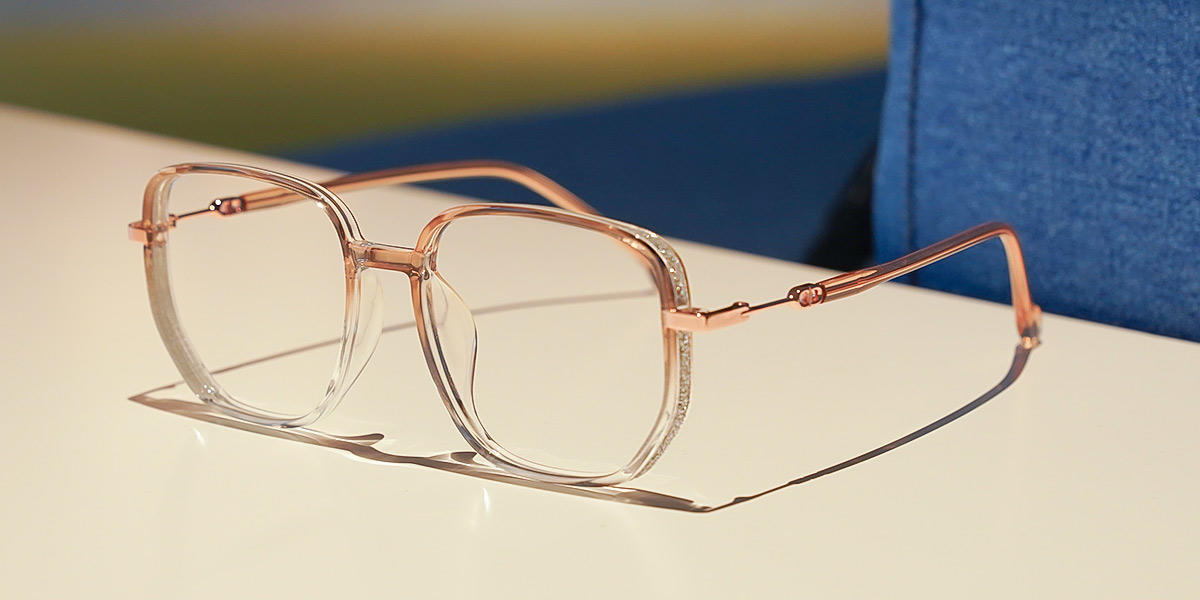 Gradient Tawny Matei - Square Glasses