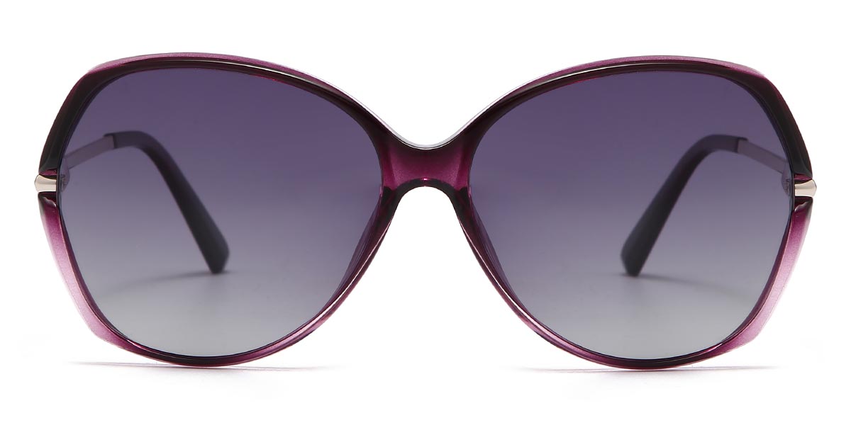 Gradual Purple Gradual Purple - Oval Sunglasses - Alina