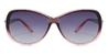 Grey Pink Gradual Purple Emmett - Oval Sunglasses