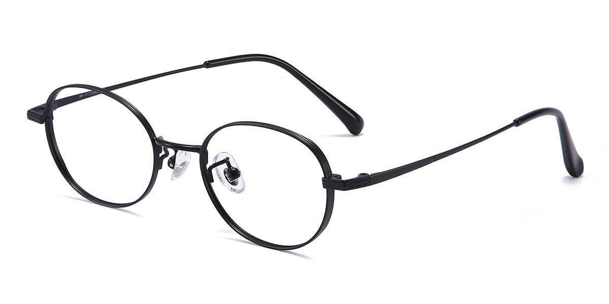 Black Rori - Oval Glasses